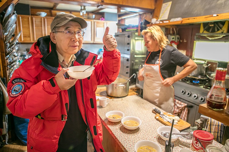 2015年蒙餐交流到南极波兰站